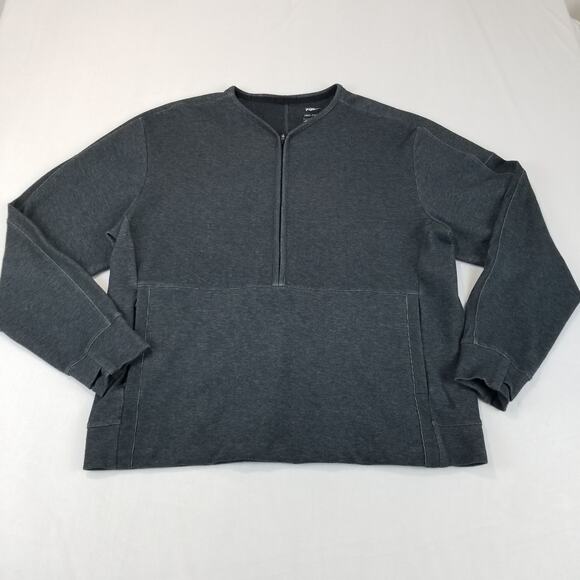 Nike Yoga Dri-FIT Men's 1/2-Zip Training Crew DD2186-010 Dark Grey Size L - Picture 11 of 11